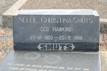 SMUTS Nellie Christina nee HAWKINS 1903-1969