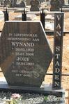 STADEN Wynand, van 1930-2008 & Joey 1932-