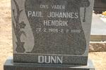 DUNN Paul Johannes Hendrik 1906-1988