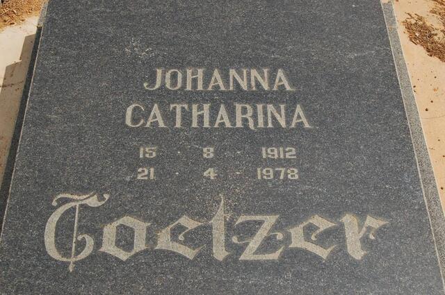 COETZER Johanna Catharina 1912-1978