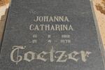 COETZER Johanna Catharina 1912-1978