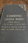 COMBRINK Louisa Maria nee MULLER 1900-1987