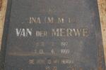 MERWE M.M.I., van der 1917-1999