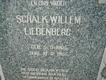 LIEBENBERG Schalk Willem 1905-1955