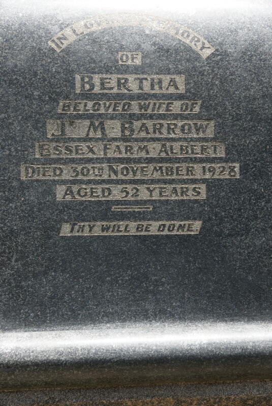 BARROW Bertha -1928