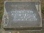 VUUREN Maria Carolina, Janse van 1883-1949