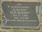 BOSHOFF D.P. 1894-1956