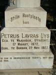 UYS Petrus Lavras 1872-1922