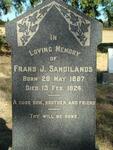 SANDILANDS Frans J. 1867-1924