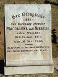 NIEKERK Magdalena, van nee MULLER 1857-1916
