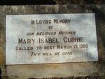 CURRIE Mary Isabel -1960