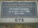 UYS Petrus Lafras 1897-1980