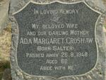 CROSHAW Ada Margaret nee SALTER -1948