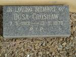 CROSHAW Dusa 1913-1978