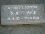 PAGE Robert 1931-1978