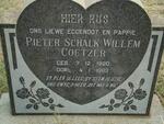 COETZER Pieter Schalk Willem 1920-1963