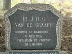 GRAAFF I.J.H.C., van de 1885-1964