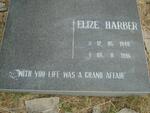 HARBER Elize 1948-1996