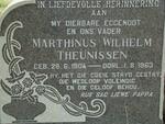 THEUNISSEN Marthinus Wilhelm 1904-1963