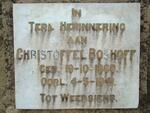 BOSHOFF Christoffel 1866-1941