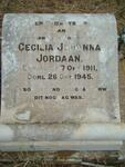 JORDAAN Cecilia Johanna 1911-1945
