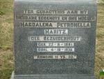 MARITZ Magdalena Petronella nee BEZUIDENHOUT 1881-1936