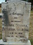 PLESSIS Susara Susanna, du nee BOTHA 1858-1943
