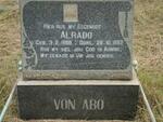 ABO Alrado, von 1888-1957