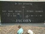 JACOBS Petrus Jacobus 1904-1967 & Annie 1907-1988