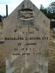 UYS Magdalena Claudina nee JACOBS 1884-1916