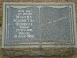 REINECKE Martha Magrietha 1881-1952