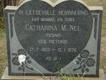 NEL Catharina M. nee PIETERSE 1903-1978