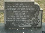 HENDRIKS Jacomina Jacoba formerly JORDAAN nee COETZER 1917-1993