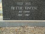 VINCER Hettie nee EVANS 1922-1967