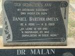 MALAN Daniel Bartholomeus 1896-1969