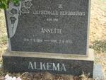 ALKEMA Annette 1954-1972