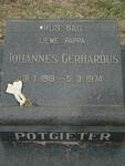 POTGIETER Johannes Gerhardus 1919-1974