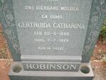 ROBINSON Gertruida Catharina 1889-1959