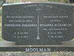 MOOLMAN Cornelius Johannes 1922-1975 & Susanna Elizabeth VAN SCHALKWYK 1930-2000