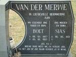 MERWE Boet, van der 1927-1997 & Sias 1931-