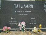 TALJAARD Tien 1922-2001 & Marie 1926-1996