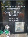 BESTER Corrie Human 1974-1995