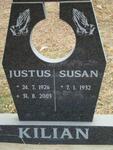KILIAN Justus 1926-2003 & Susan 1932-