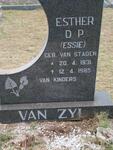 ZYL Esther D.P., van nee VAN STADEN 1931-1985