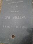 MELLEMA Dirk 1913-1998