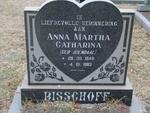 BISSCHOFF Anna Martha Catharina nee ODENDAAL 1948-1983