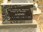 KNIGHT Amme 1913-2000