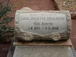 HELLBERG Anna Juliette nee BARTH 1874-1956