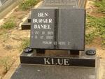KLUE Ben Burger Daniel 1923-2002