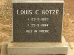 KOTZE Louis C. 1920-1994